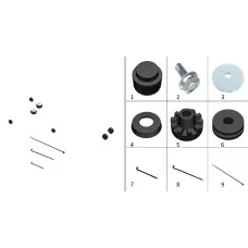 Front fixing rubber,fuel tank