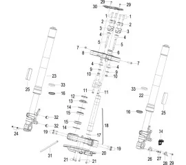 F02 前叉 FORK ASSY.