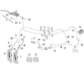F04 前液刹 FRONT DISK BRAKE ASSY.