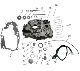 Left Crankcase Assembly 1