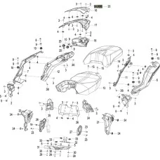 F19 护板 FEAME COVER ASSY.