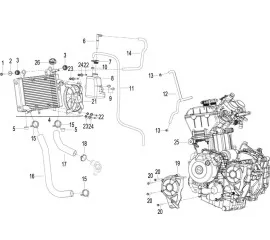 F21 COOLING SYSTEM ASSY.