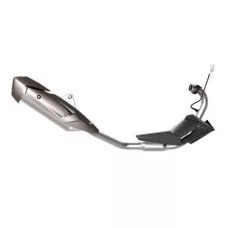 GREY muffler shroud assembly (dark bright gray - Euro II)