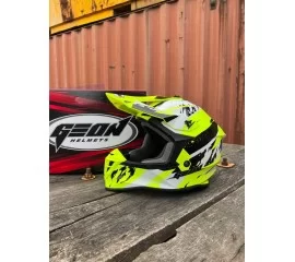 Шлем GEON 633 MX Кросс BLACK/FLUO-YELLOW