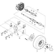 REAR WHEEL PART