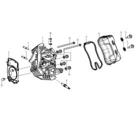 E01 气缸头部件CYLINDER HEAD