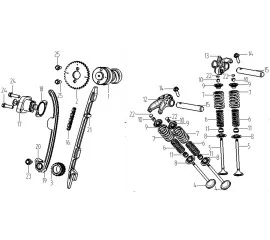 E03 配气机构VALVE MECHANISM SUB-ASS