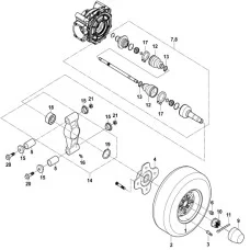 REAR WHEEL PART