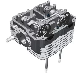 cylinder head sub-assembly B (carburetor version) -01
