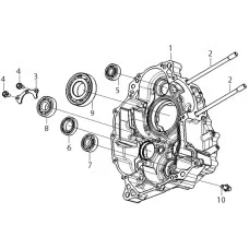 E05 右曲轴箱体部件RIGHT CRANKCASE ASSY