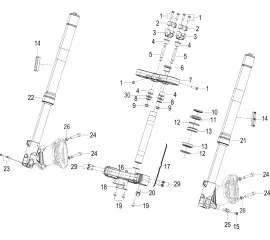 F02_1 FRONT FORK ASSY.