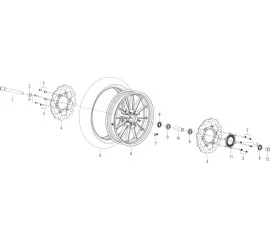 F03 FRONT WHEEL ASSY.