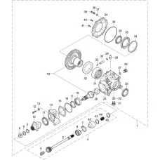 TRANSMISSION CASE REAR AXLE