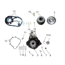 Magneto Cover Assembly