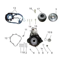 Magneto Cover Assembly