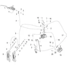 F04_1 FRONT DISK BRAKE ASSY.