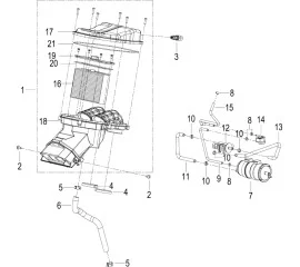 F06 AIR CLEANER ASSY.