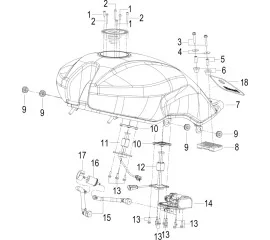 F07 FUEL TANK ASSY.