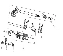E10 变速机构SPEED CONTROL SYSTEM SUB-ASSY