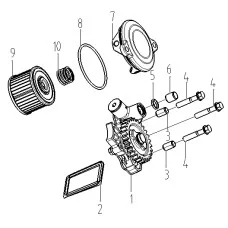 E11 润滑机构OIL PUMP