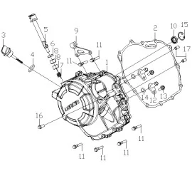 RIGHT CRANKCASE COVER