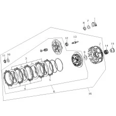 E13 离合器组件CLUTCH ASSY