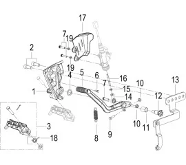 F15 RIGHT FR0NT PEDAL ASSY.