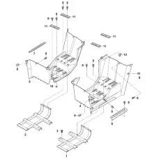 FOOTREST PEDAL