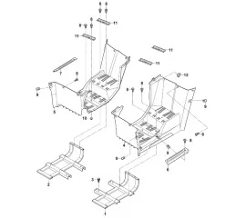 FOOTREST PEDAL