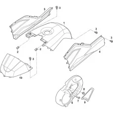 FUEL TANK COVER COMP