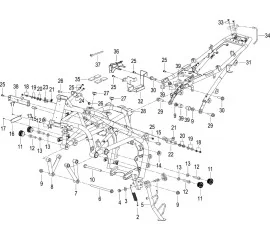 F12 车架 FRAME BODY ASSY.