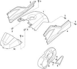 FUEL TANK COVER COMP