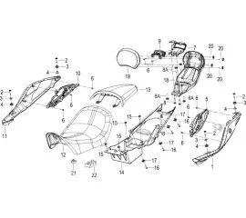 F20 FRAME COVER ASSY.