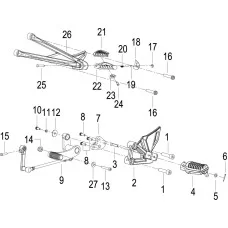 F13 踏蹬 PEDALING ASSY.