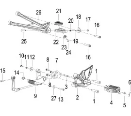 F13 踏蹬 PEDALING ASSY.