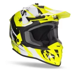 Шлем GEON 633 MX Fox Кросс Black /Neon Yellow