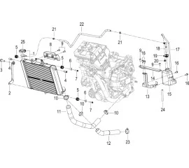 F21 COOLING SYSTEM ASSY.