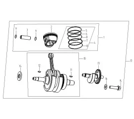 PISTION COMPONENTS