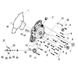 Left Crankcase Cover